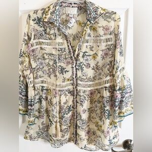 Atina Cristina XS NWT Blouse